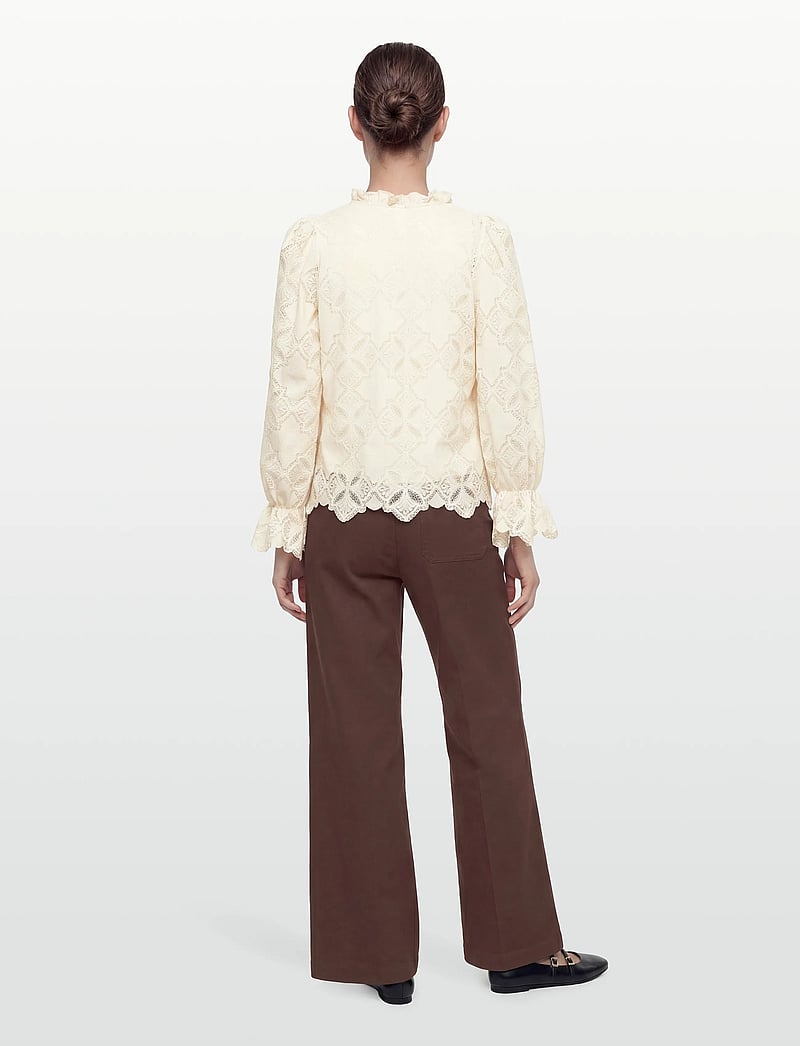 YAS - YASSELMI LS TOP NOOS - langærmede bluser - birch - 4