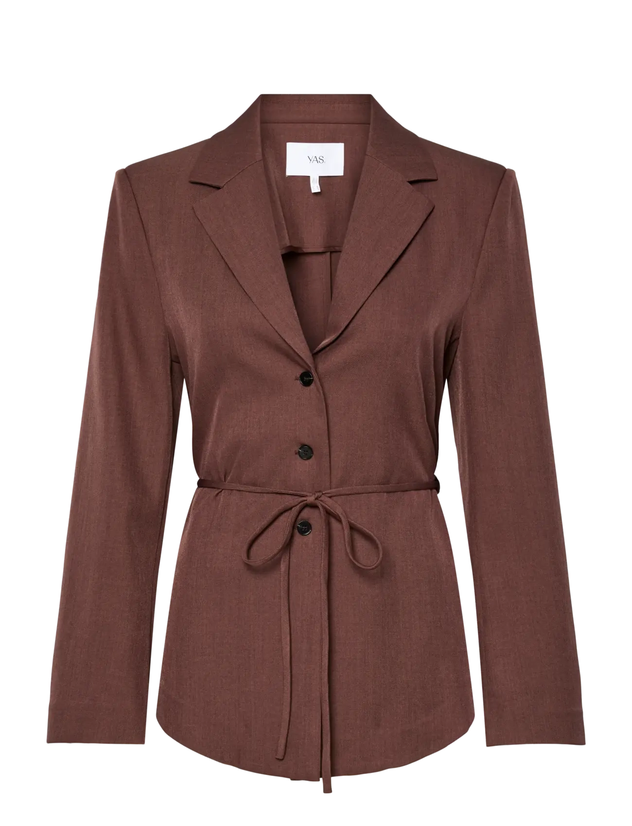 YAS YASPORTO LS BLAZER - Blazere med bælte - PORT ROYALE / black