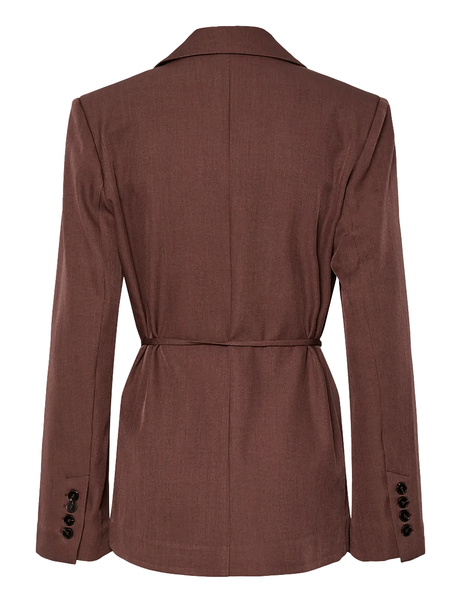 YAS - YASPORTO LS BLAZER - blazer mit gürtel - port royale - 2