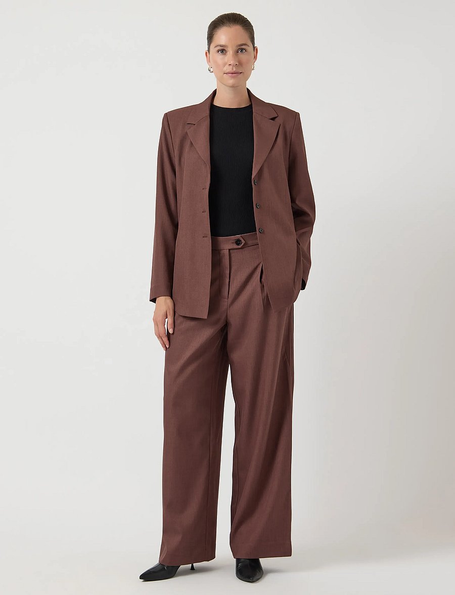YAS - YASPORTO LS BLAZER - blazer mit gürtel - port royale - 4