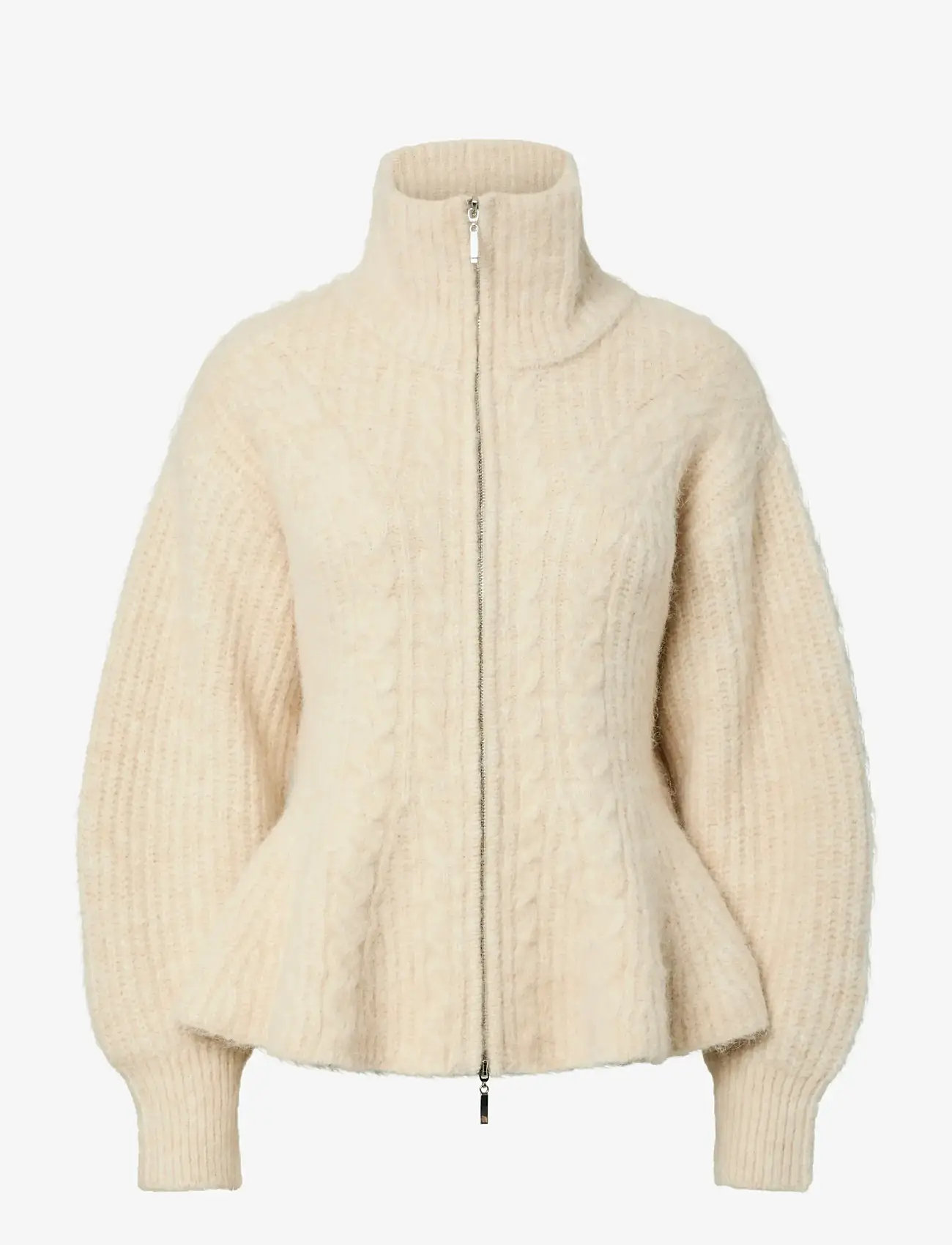YAS - YASZIRA LS KNIT CARDIGAN - cardigans - birch - 1