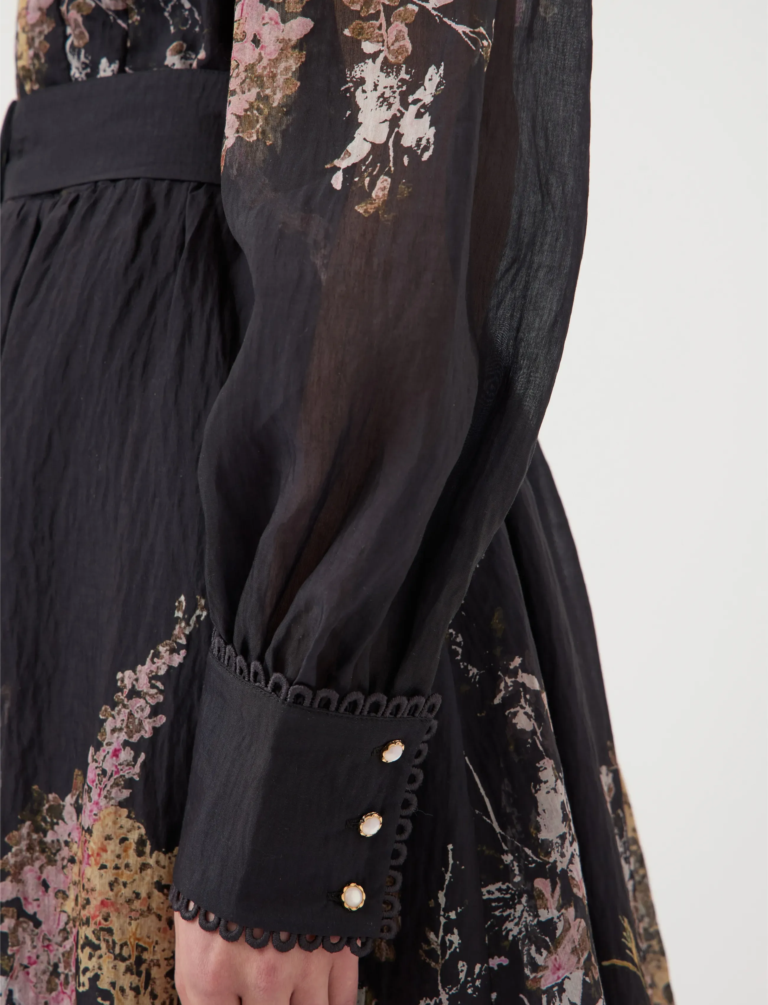 YAS Yasromantica Ls Long Dress Show skjortklänningar dam – bild 5