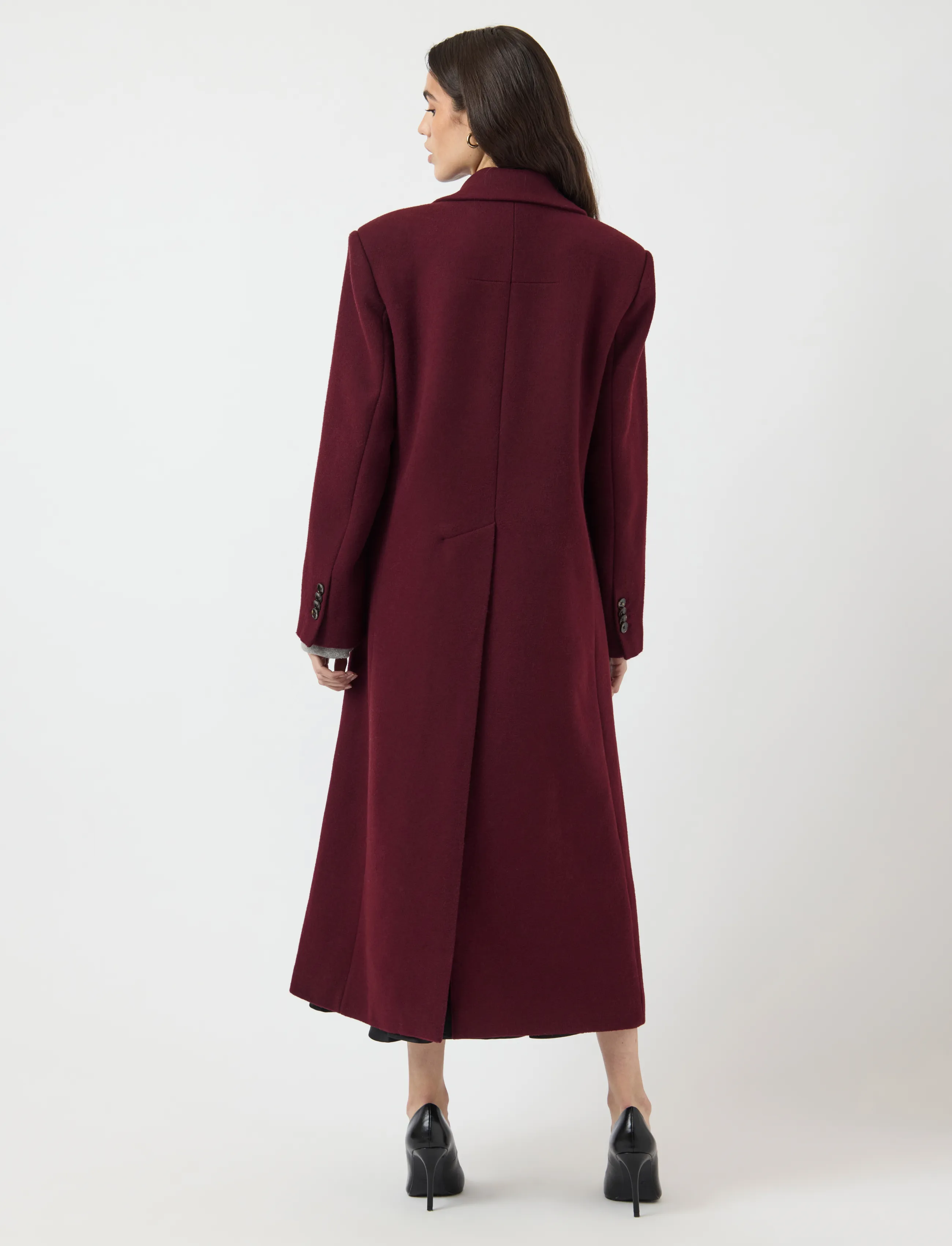 YAS - YASROYLA LS WOOL BLEND LONG COAT S. NOOS - winterjacken - port royale - 3