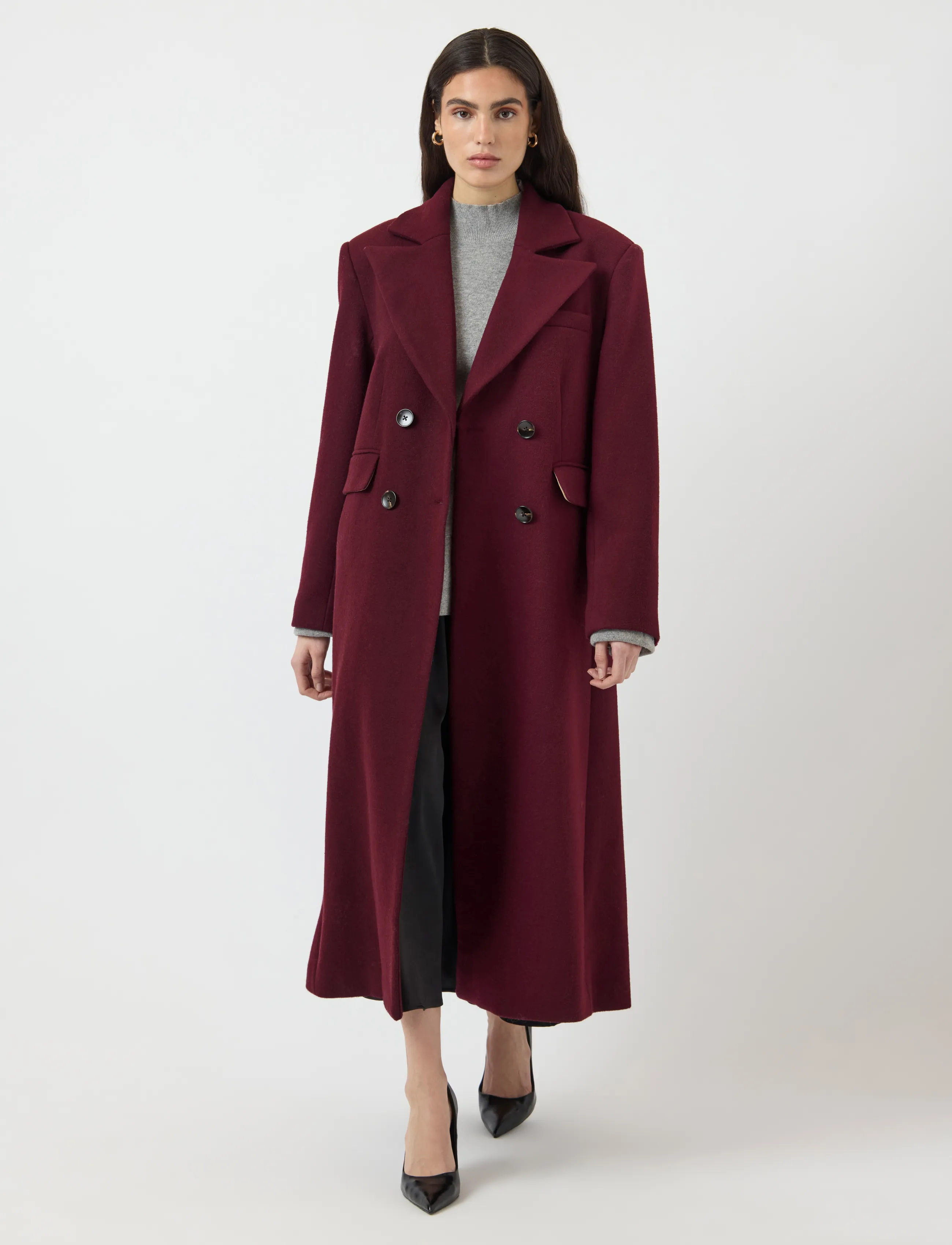 YAS - YASROYLA LS WOOL BLEND LONG COAT S. NOOS - winterjacken - port royale - 4