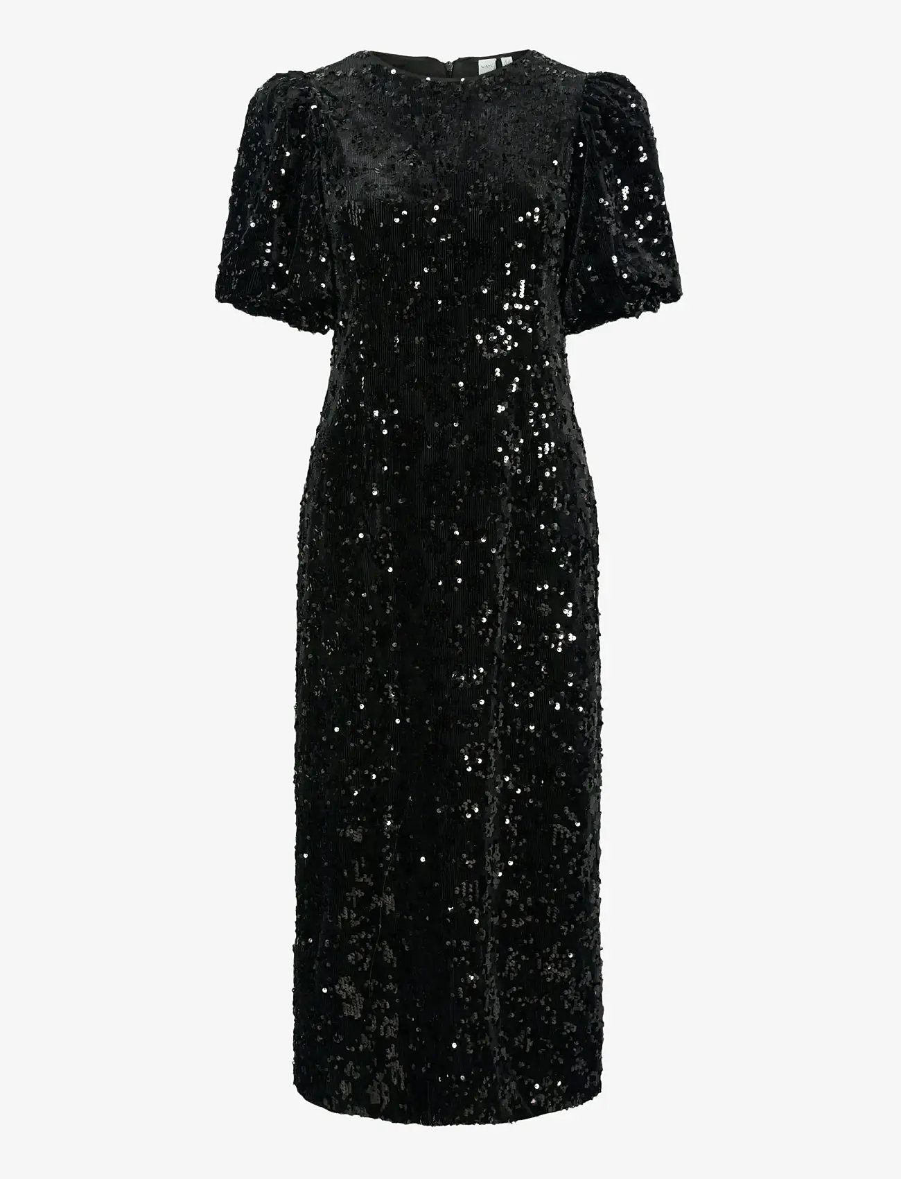 YAS - YASSOFIE 2/4 SEQUIN MIDI DRESS - SHOW - sequin dresses - black - 1