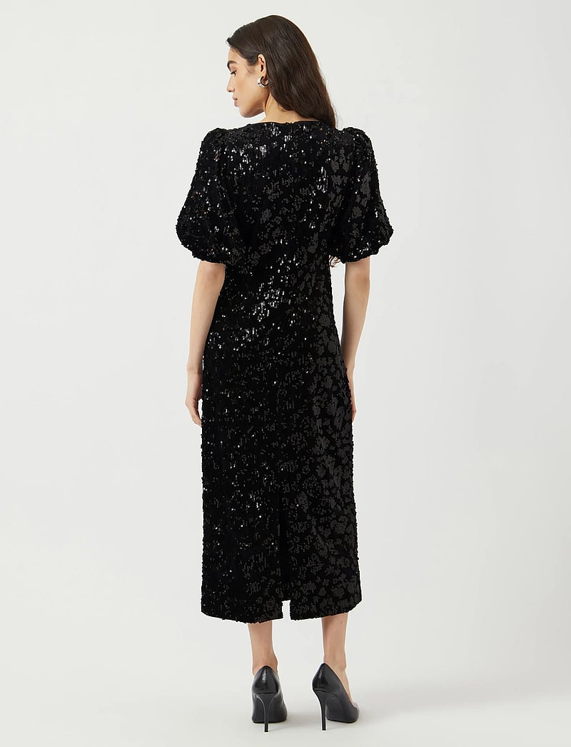 YAS - YASSOFIE 2/4 SEQUIN MIDI DRESS - SHOW - paillettenkleider - black - 3