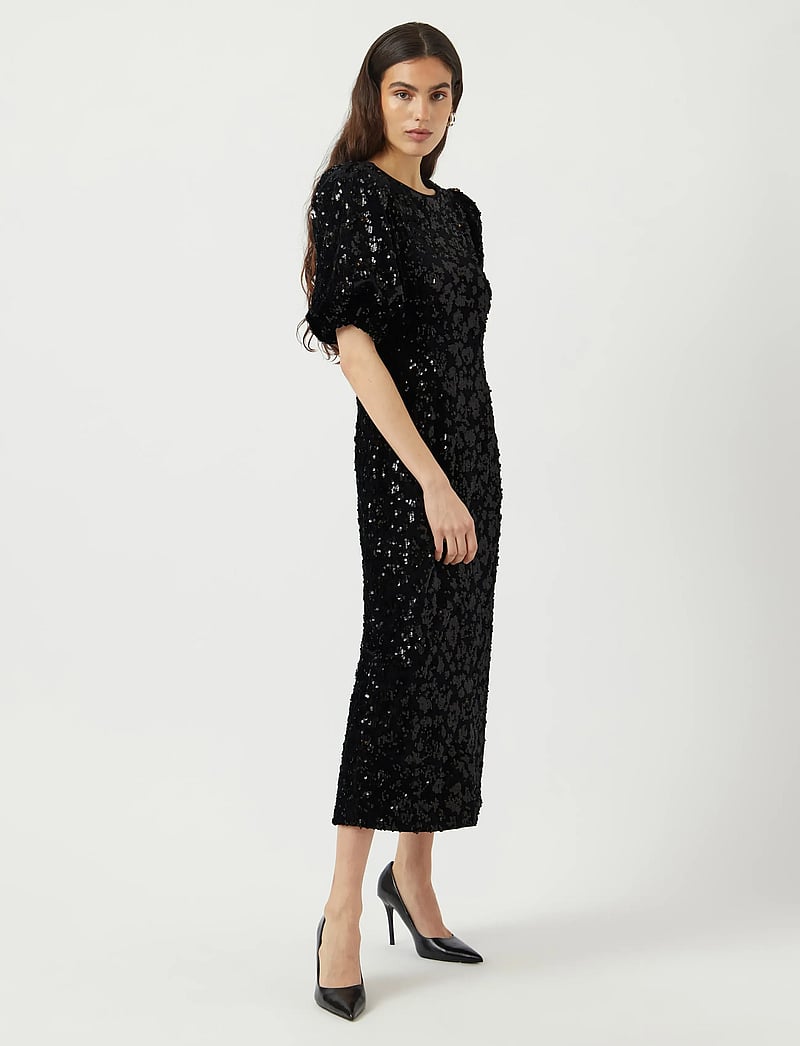 YAS - YASSOFIE 2/4 SEQUIN MIDI DRESS - SHOW - paillettenkleider - black - 4