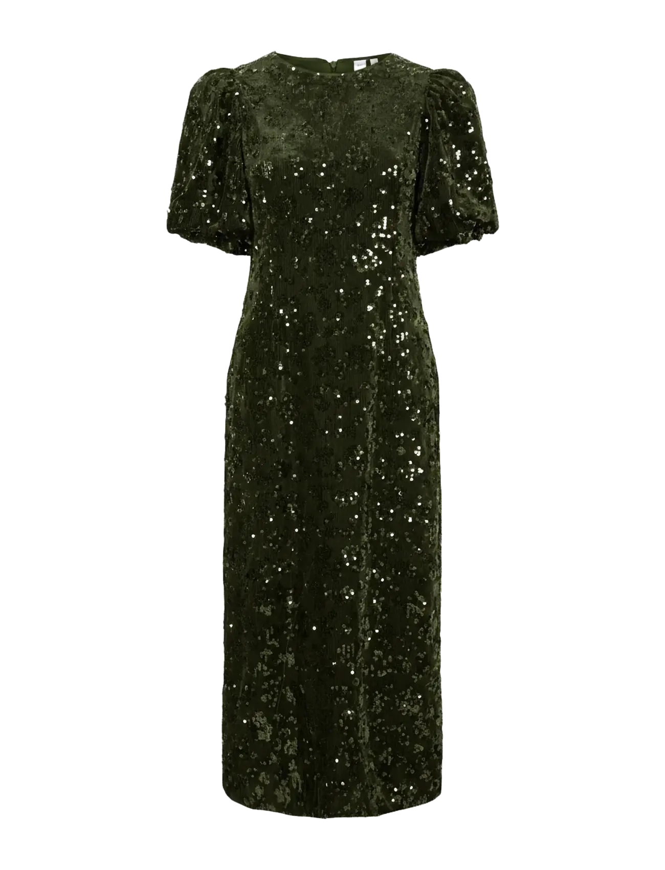 YAS YASSOFIE 2/4 SEQUIN MIDI DRESS S. NOOS - Besondere Anlässe - CHIVE / green