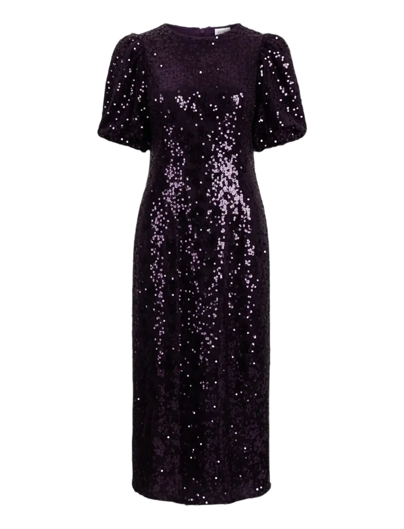 YAS - YASSOFIE 2/4 SEQUIN MIDI DRESS S. NOOS - pailletkjoler - shadow purple - 1