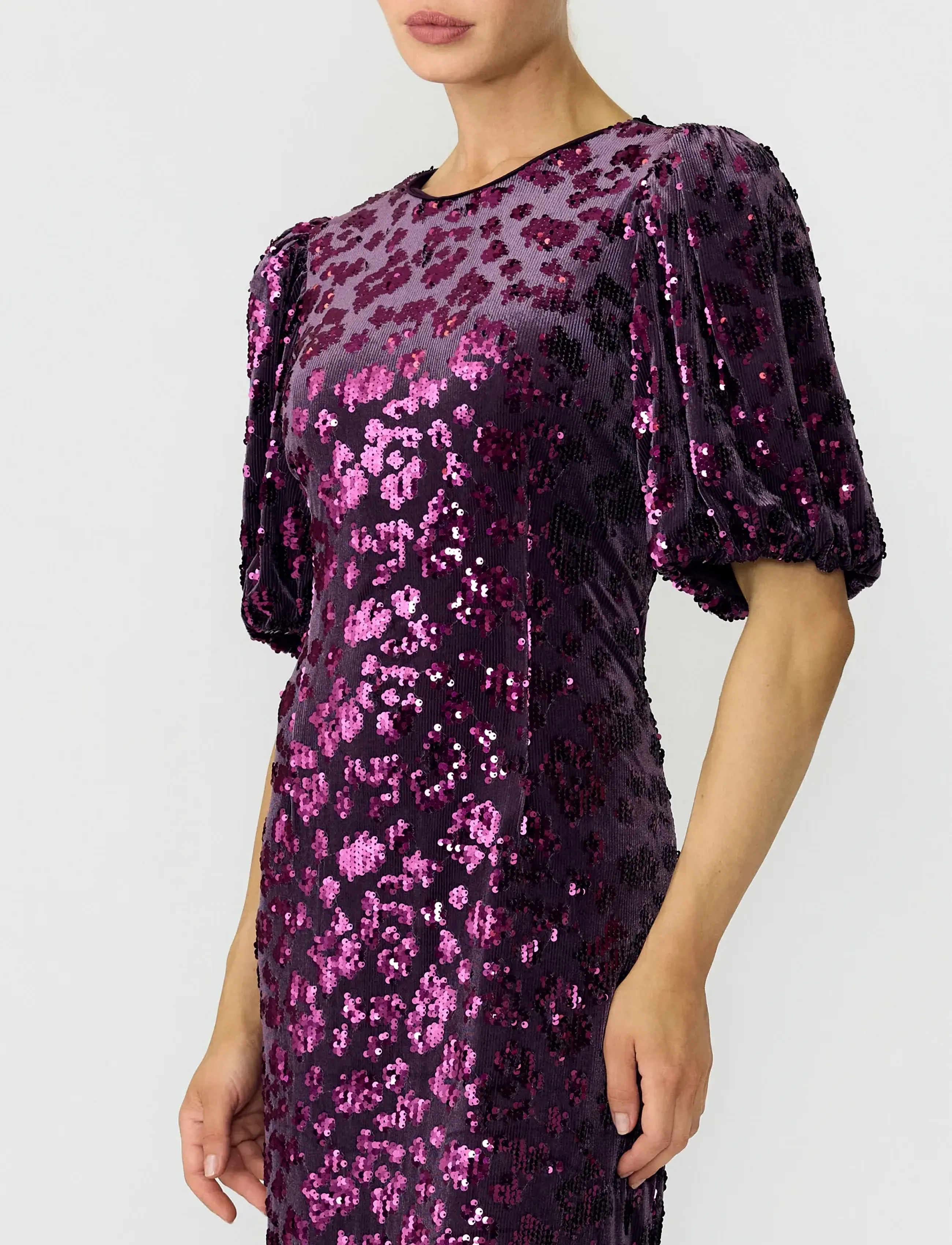 YAS Yassofie 2/4 Sequin Midi Dress S. Noos festklänningar dam – bild 4