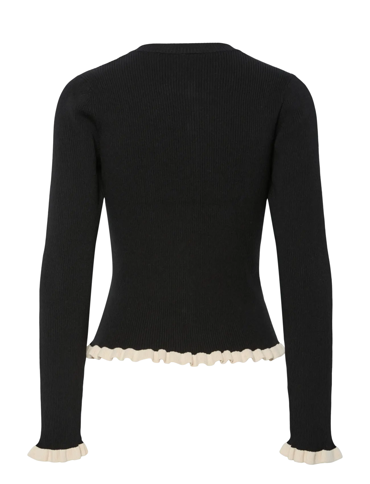 YAS - YASFLOMA LS KNIT PULLOVER S. - black - 2