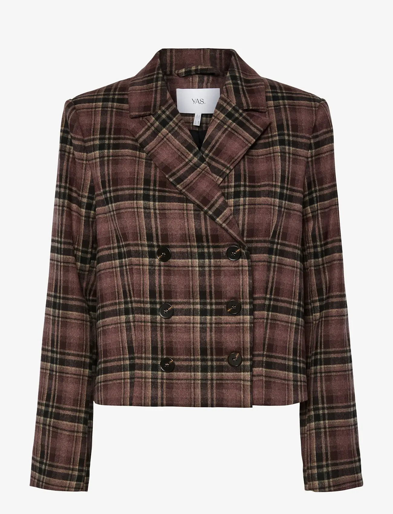 YAS YASTURBO LS BLAZER - Zweireihige Blazer - PORT ROYALE / burgundy