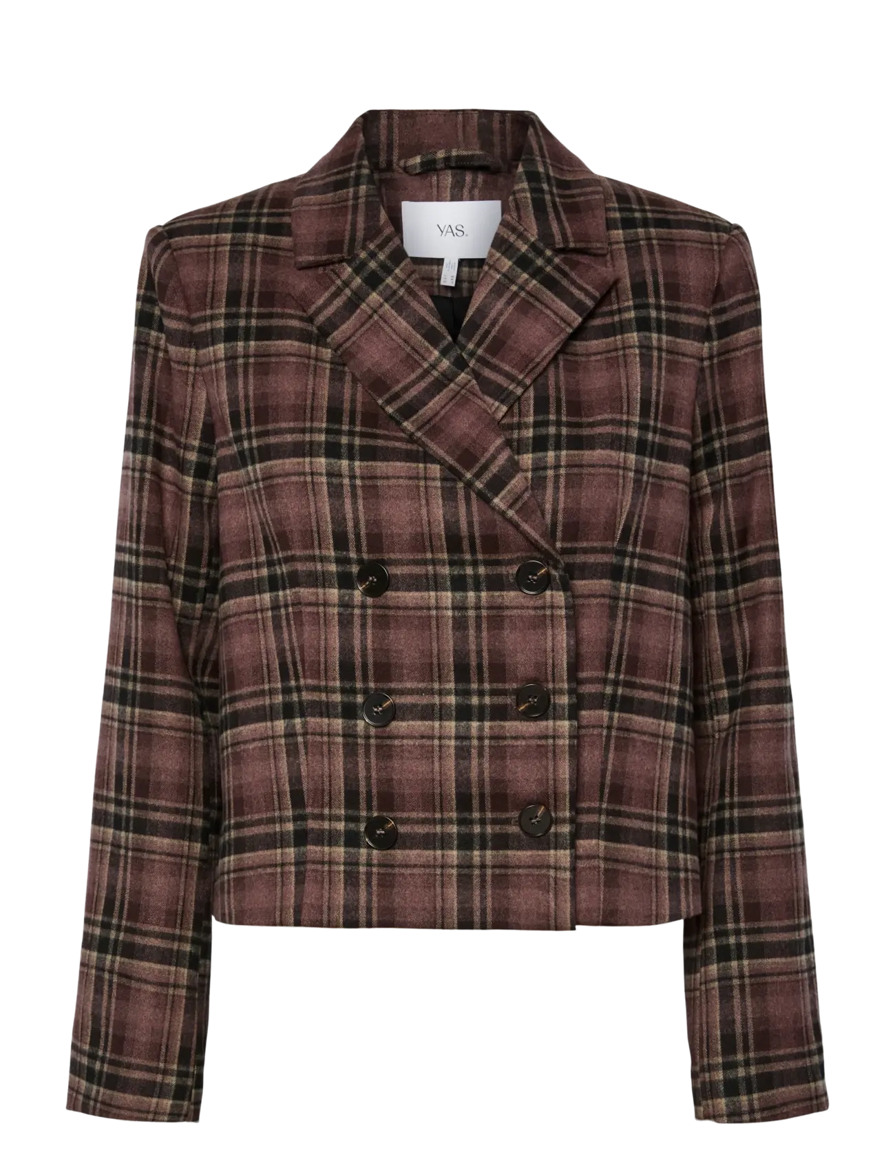 YAS YASTURBO LS BLAZER - Dobbeltradede blazere - PORT ROYALE / burgundy