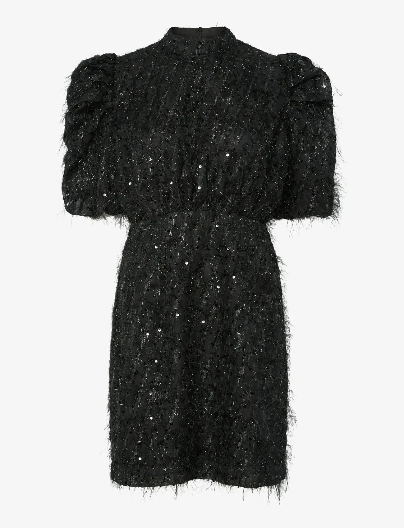 YAS - YASILZA 2/4 SEQUIN DRESS - SHOW - litterkleidid - black - 0