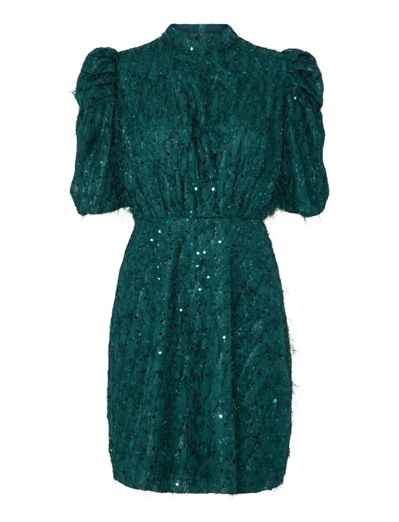 YAS - YASILZA 2/4 SEQUIN DRESS - SHOW - pailletkjoler - ponderosa pine - 0