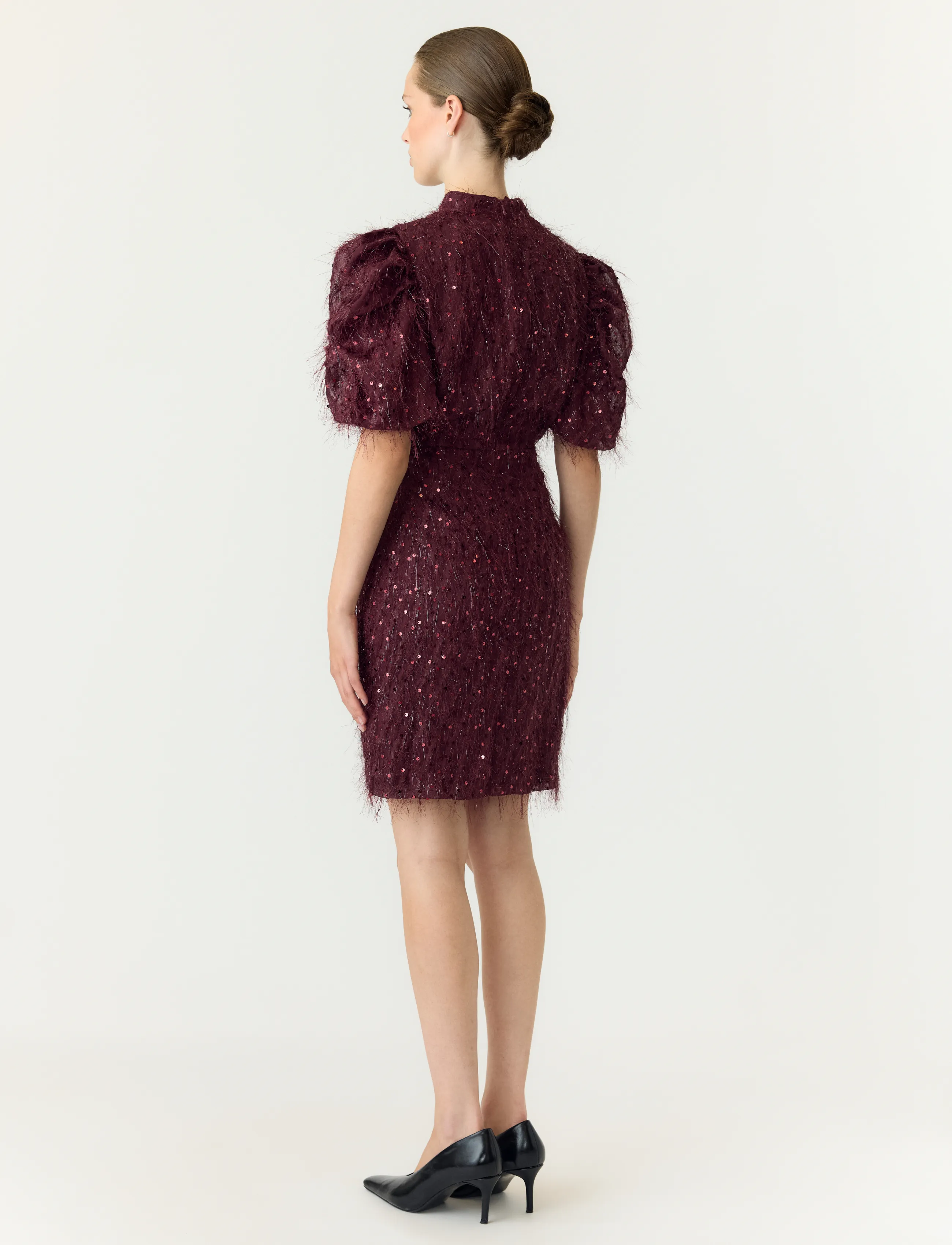 YAS - YASILZA 2/4 SEQUIN DRESS NOOS - festmode zu outlet-preisen - port royale - 2