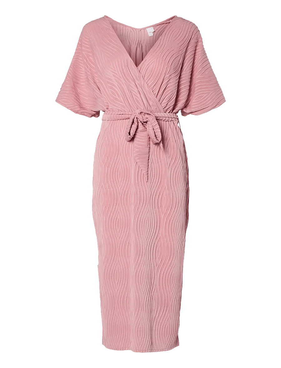 YAS - YASLULLY SS WRAP LONG DRESS - D2D - wickelkleider - orchid smoke - 0
