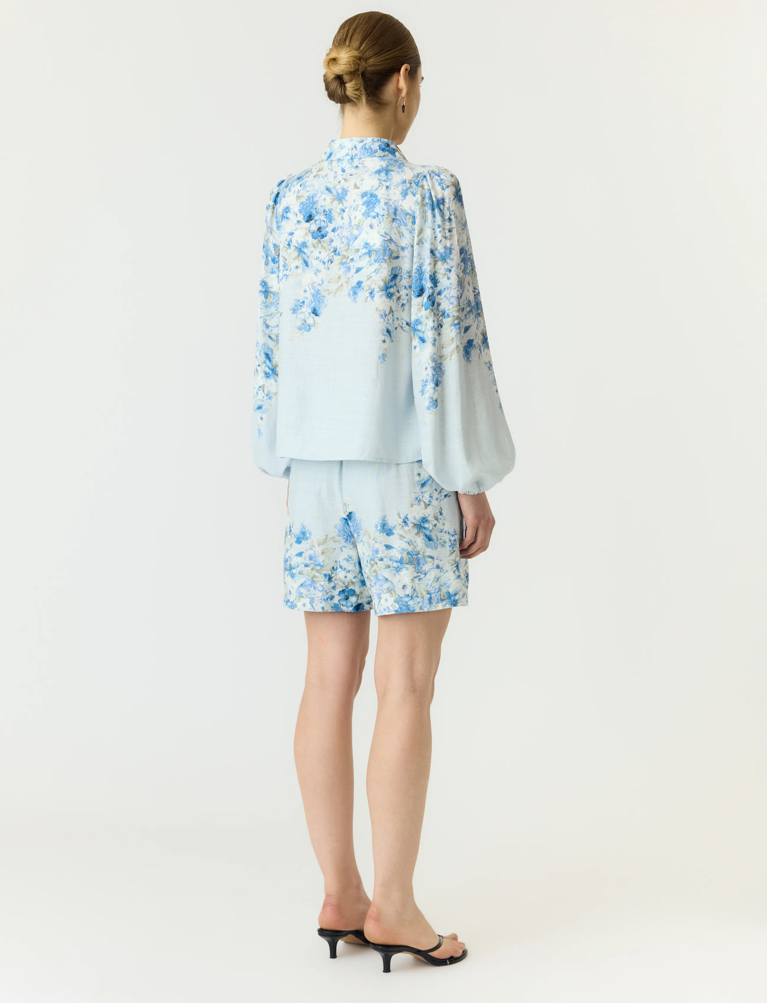 YAS - YASCLEO LS SHIRT - EX - langärmlige hemden - skyway - 3