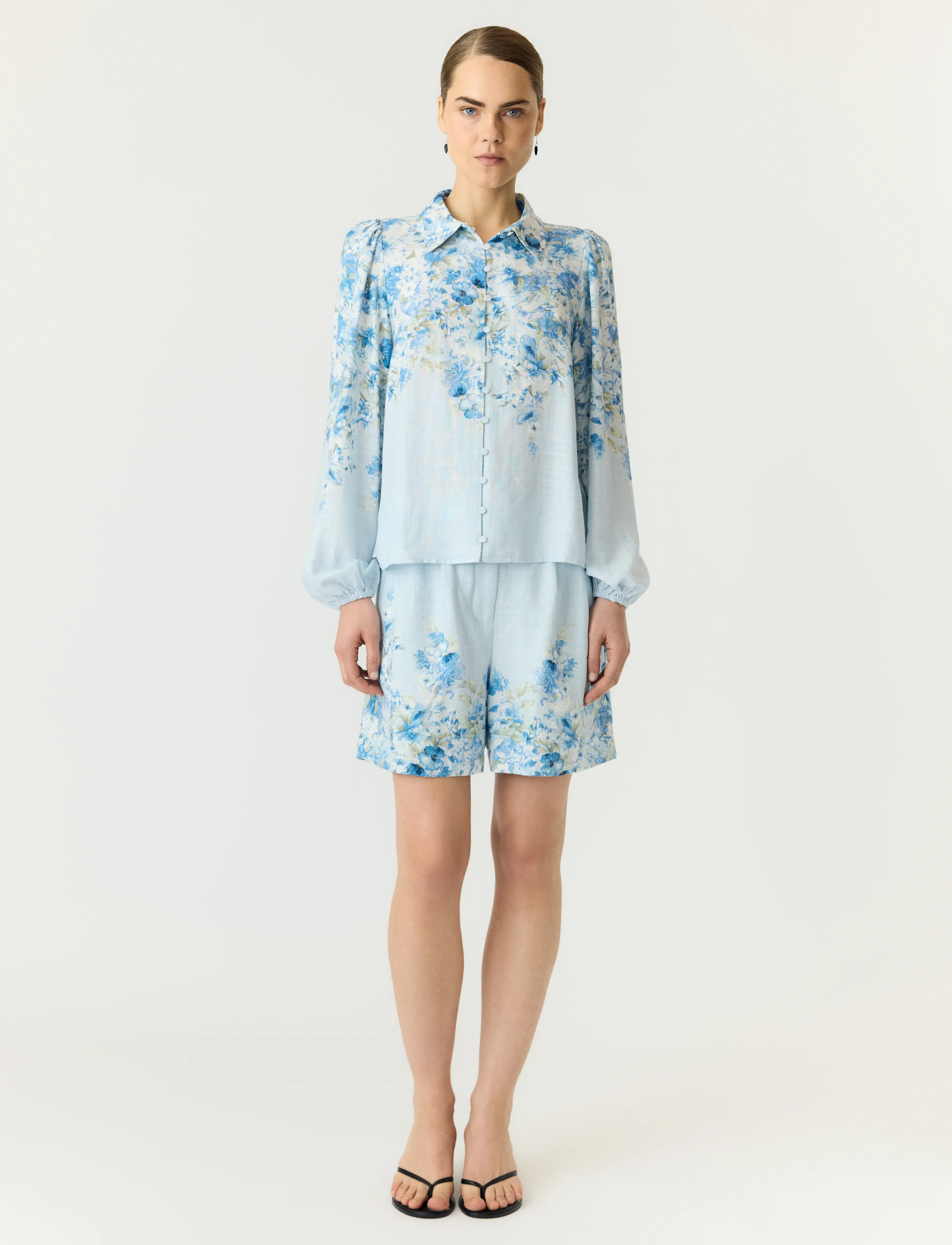 YAS - YASCLEO LS SHIRT - EX - langärmlige hemden - skyway - 4