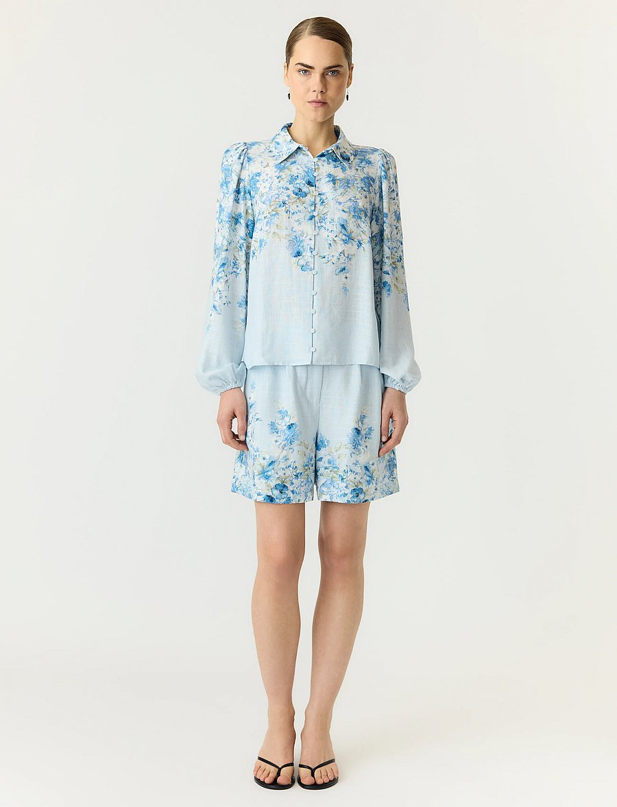 YAS - YASCLEO LS SHIRT - EX - langärmlige hemden - skyway - 4