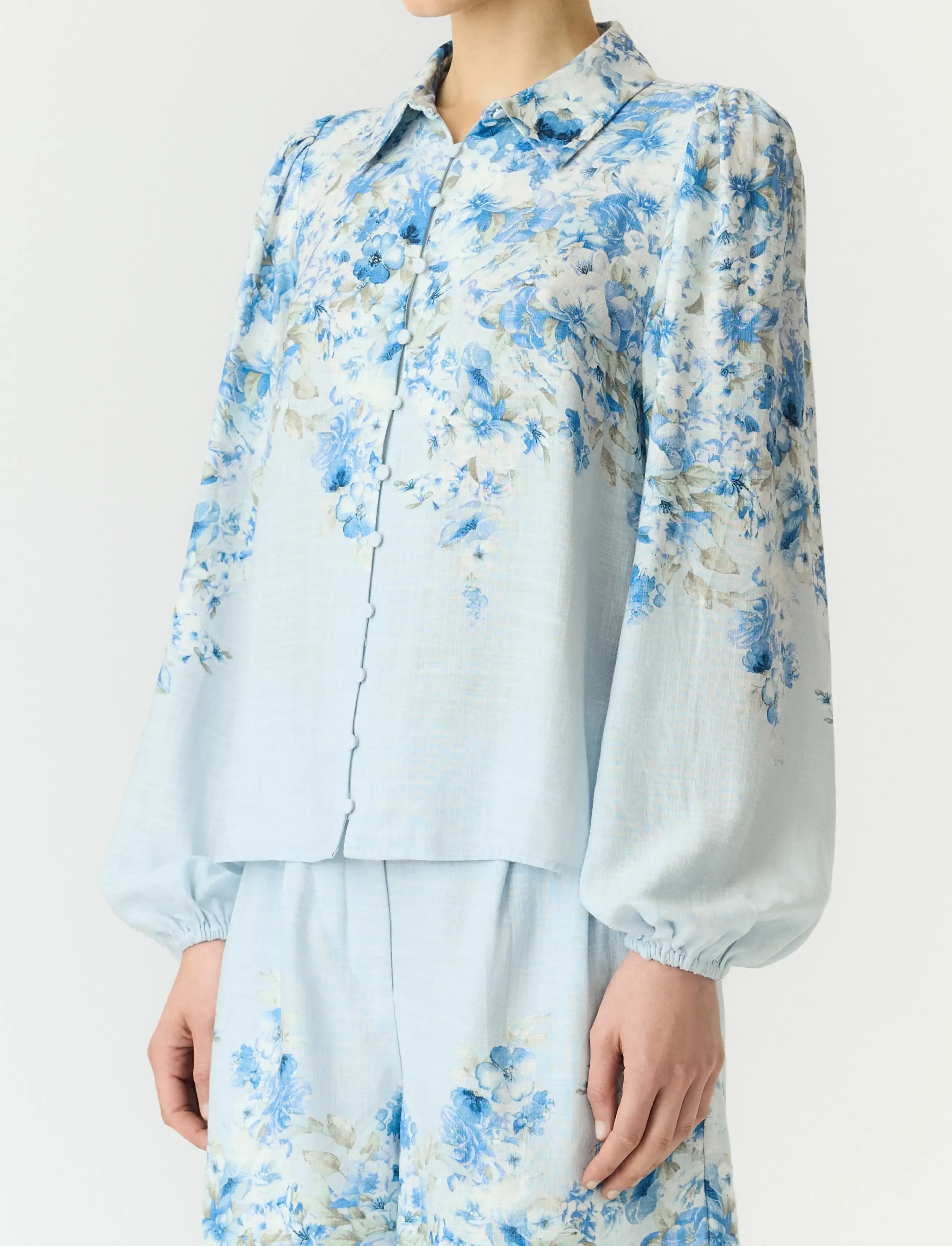 YAS - YASCLEO LS SHIRT - EX - langärmlige hemden - skyway - 5