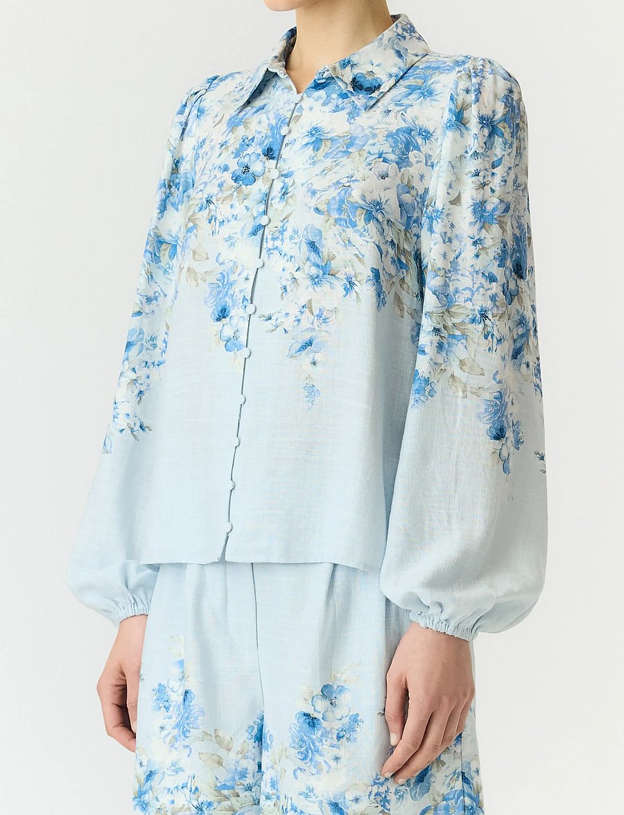 YAS - YASCLEO LS SHIRT - EX - langärmlige hemden - skyway - 5
