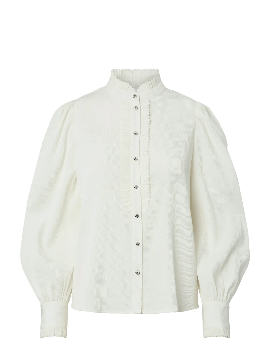 YAS - YASRIGO LS SHIRT - langärmlige hemden - star white - 0
