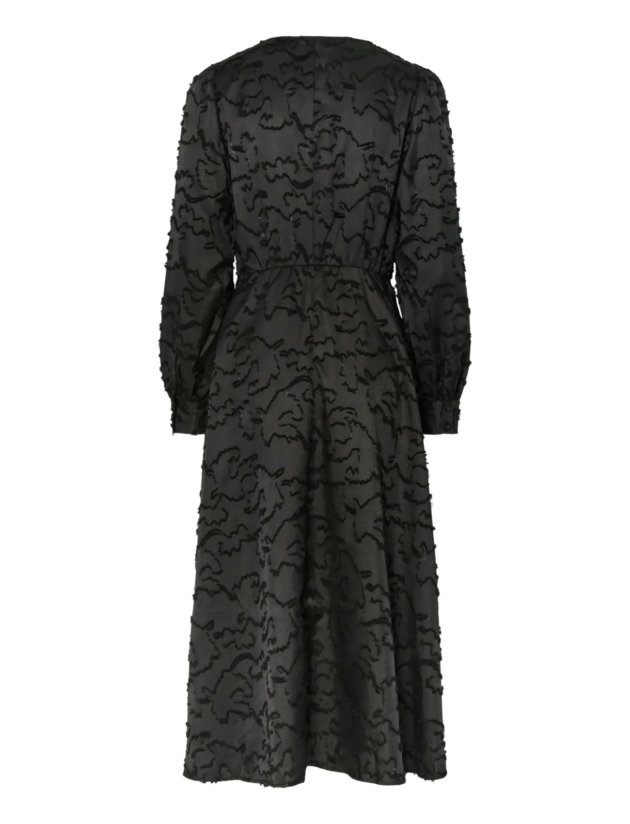 YAS - YASPIRANA LS MIDI DRESS - robes de cocktail - black - 1