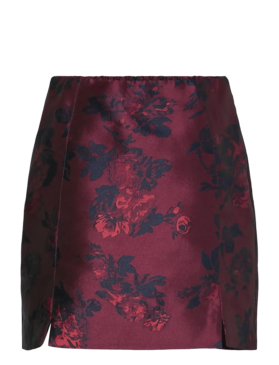 YAS - YASANKI HW SKIRT - satiinseelikud - port royale - 0
