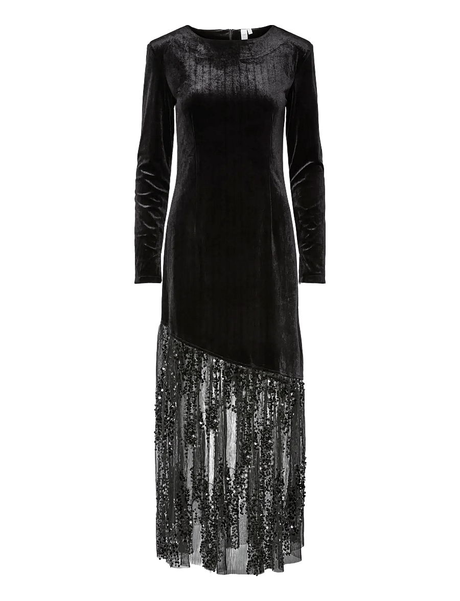 YAS - YASTERA LS LONG DRESS - aftonklänningar - black - 1