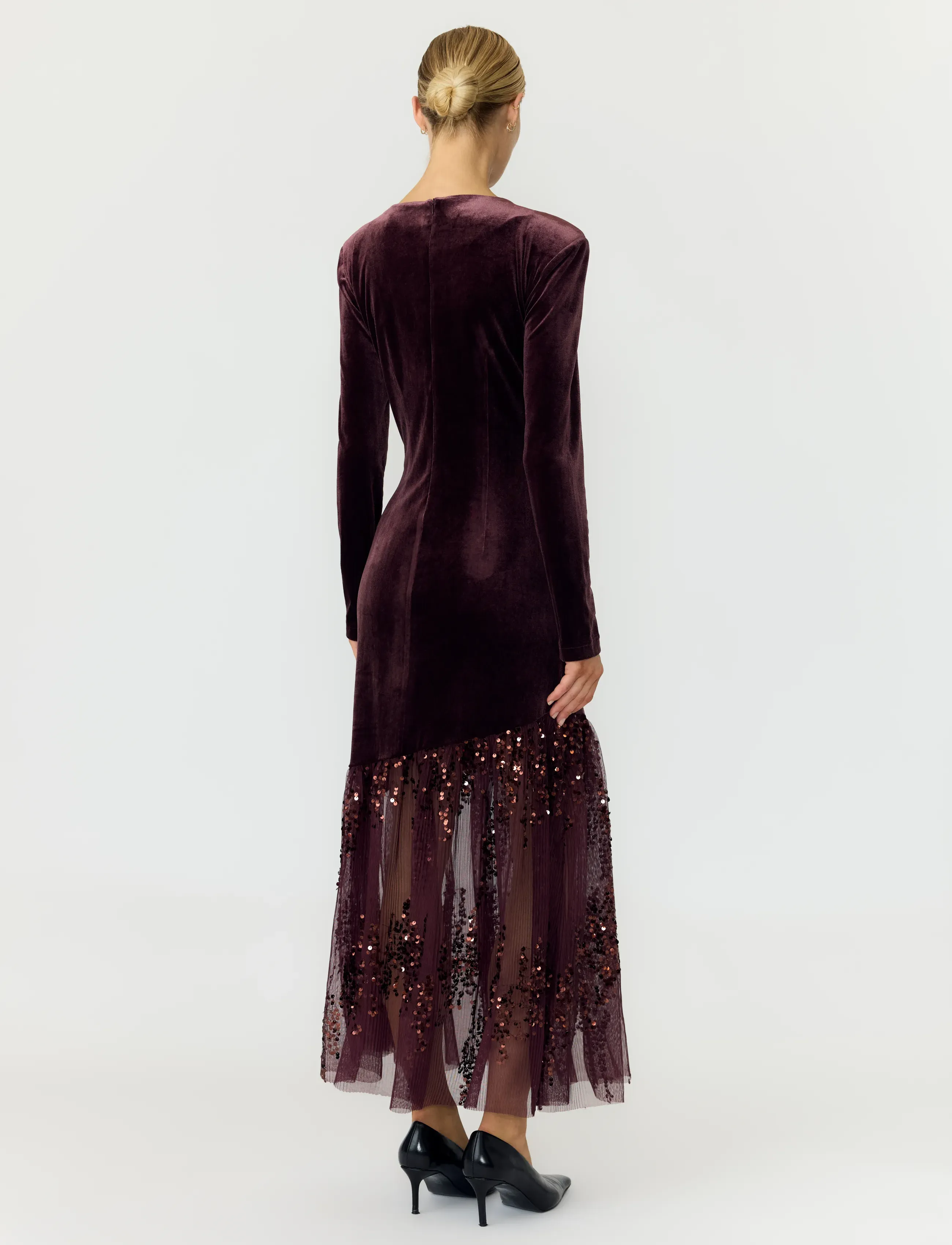 YAS - YASTERA LS LONG DRESS - aftonklänningar - black - 3