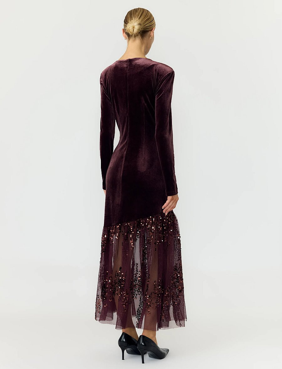 YAS - YASTERA LS LONG DRESS - aftonklänningar - black - 3