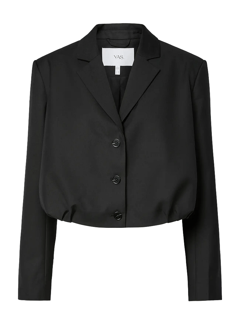 YAS - YASJERA LS SHORT BLAZER S. - cropped-blazer - black - 1