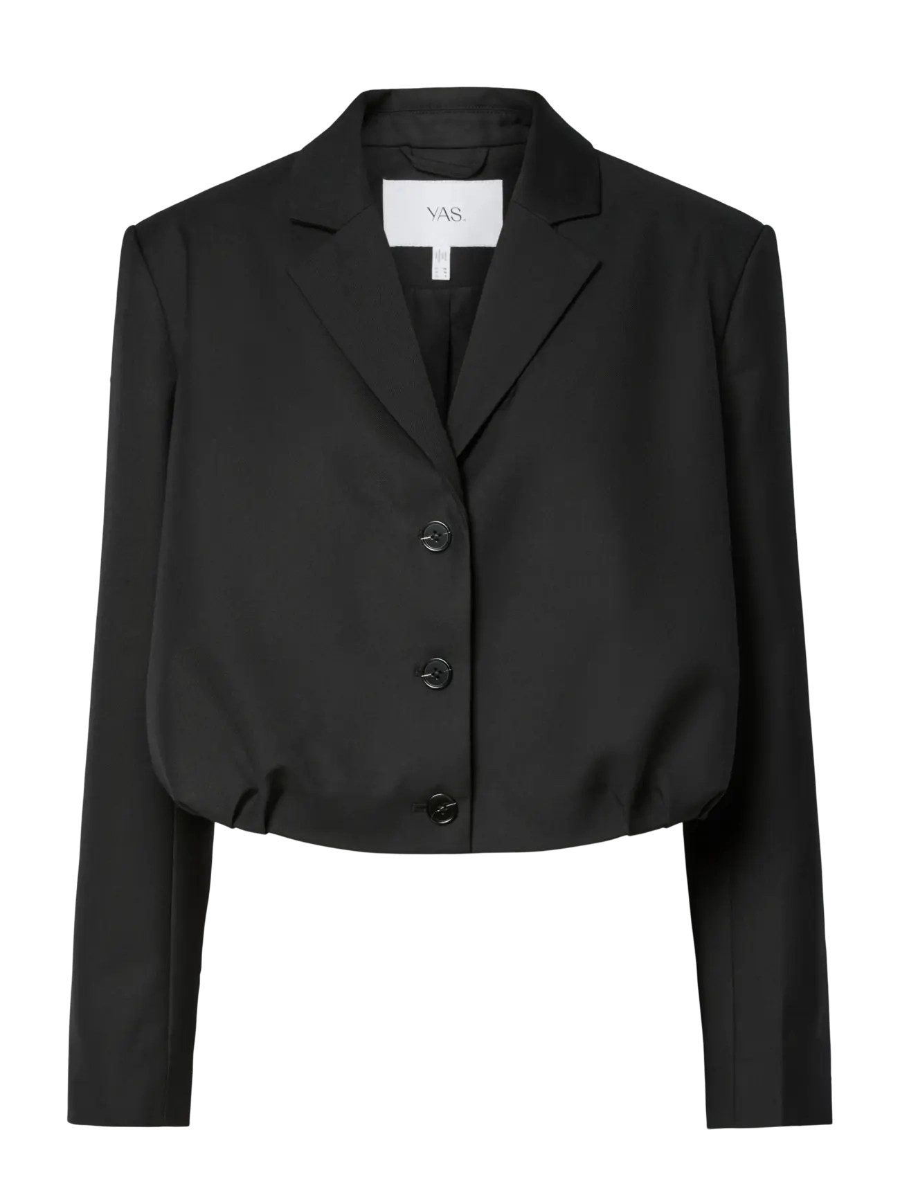 YAS - YASJERA LS SHORT BLAZER S. - cropped-blazer - black - 1