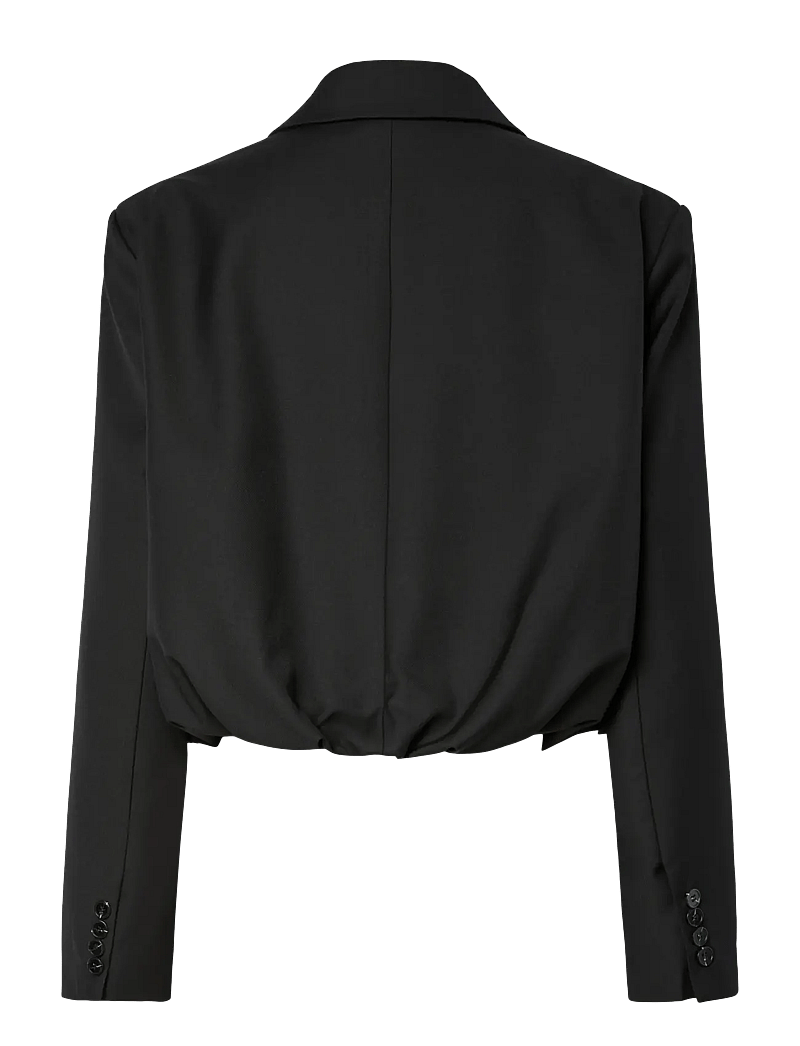YAS - YASJERA LS SHORT BLAZER S. - cropped-blazer - black - 2