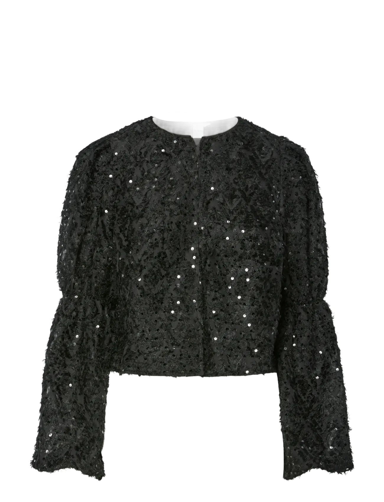 YAS YASSERALA LS SHORT TOP - Bluser - BLACK / black