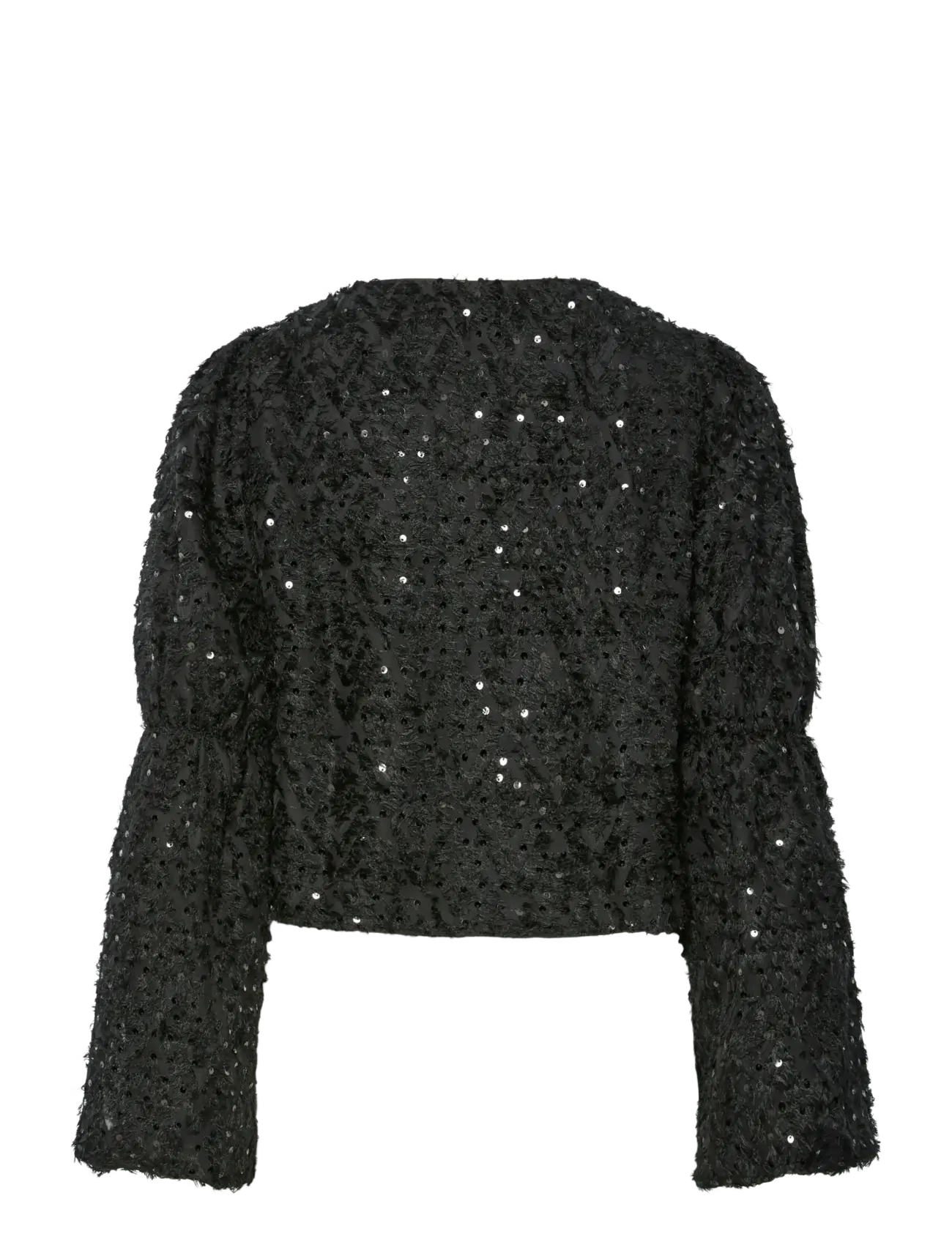 YAS - YASSERALA LS SHORT TOP - pitkähihaiset puserot - black - 1