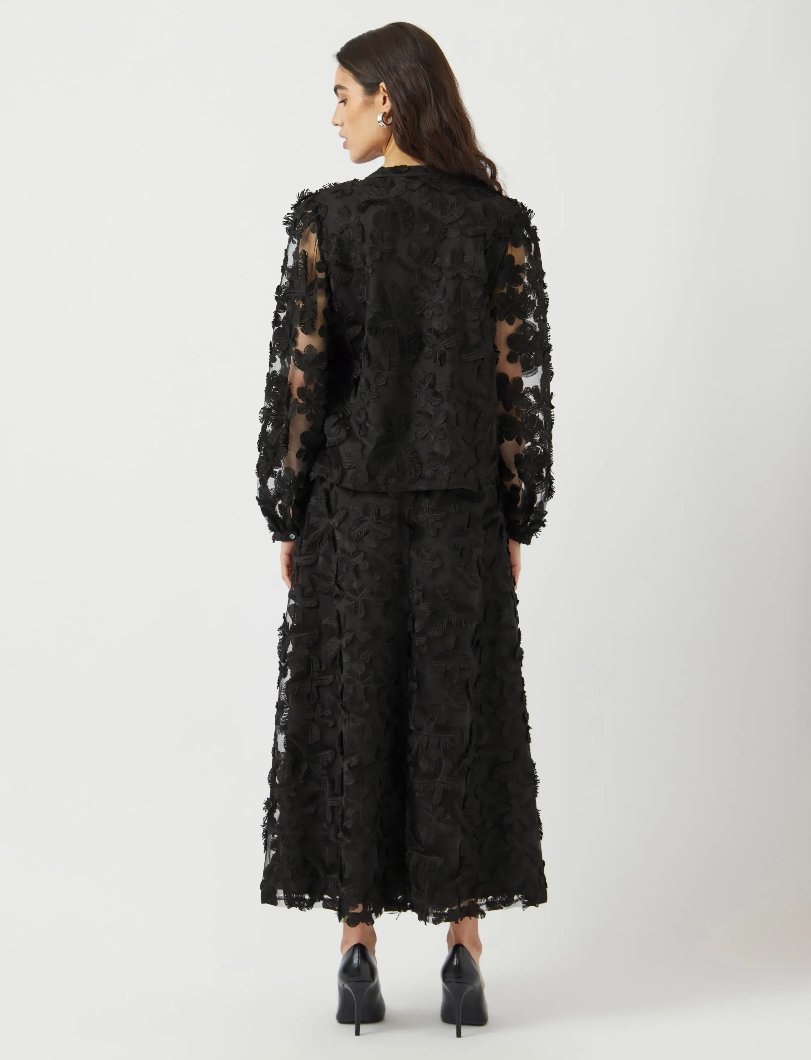 YAS - YASKARLY LS SHIRT - SHOW - pikkade varrukatega pluusid - black - 3