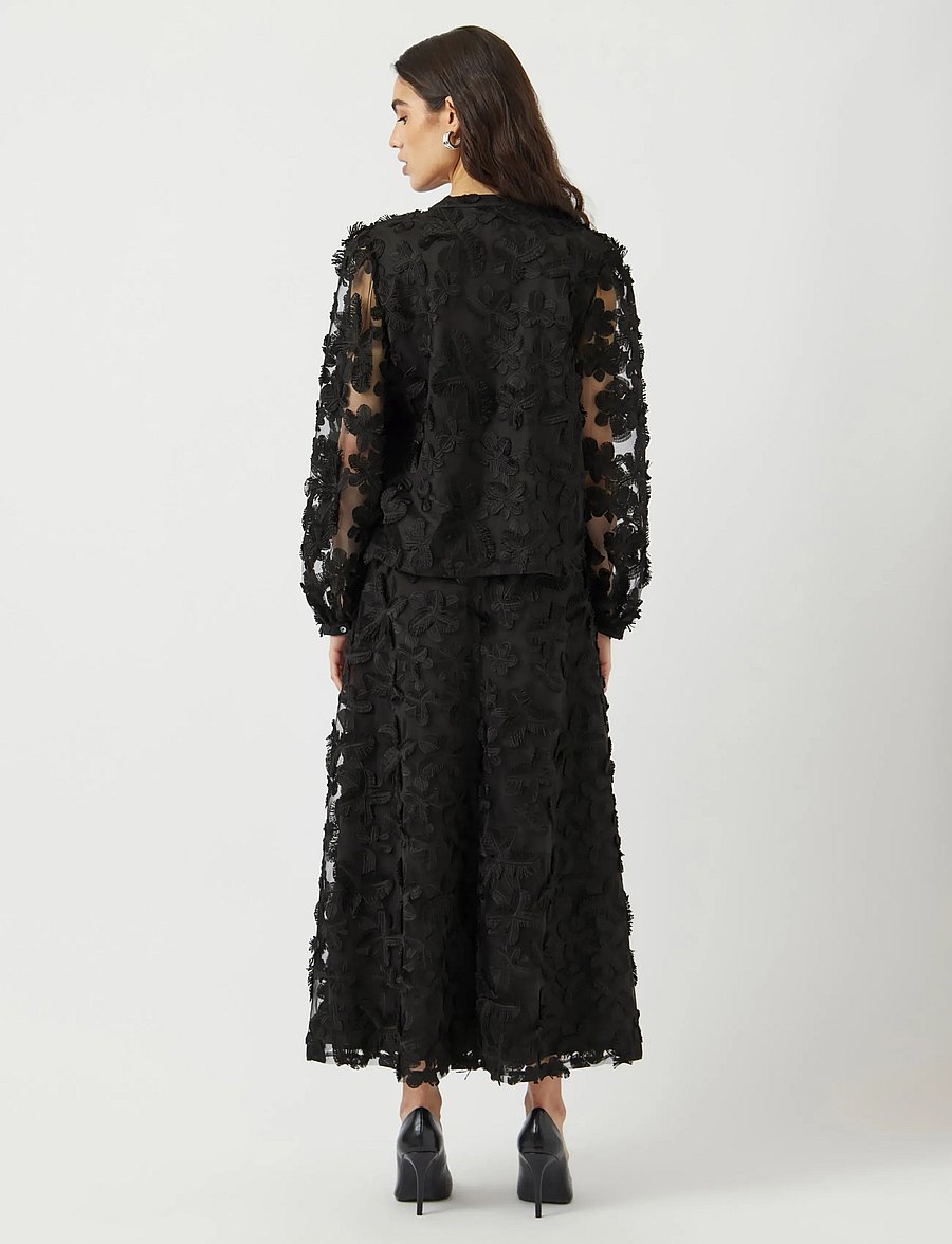 YAS - YASKARLY LS SHIRT NOOS - langerma blússur - black - 3