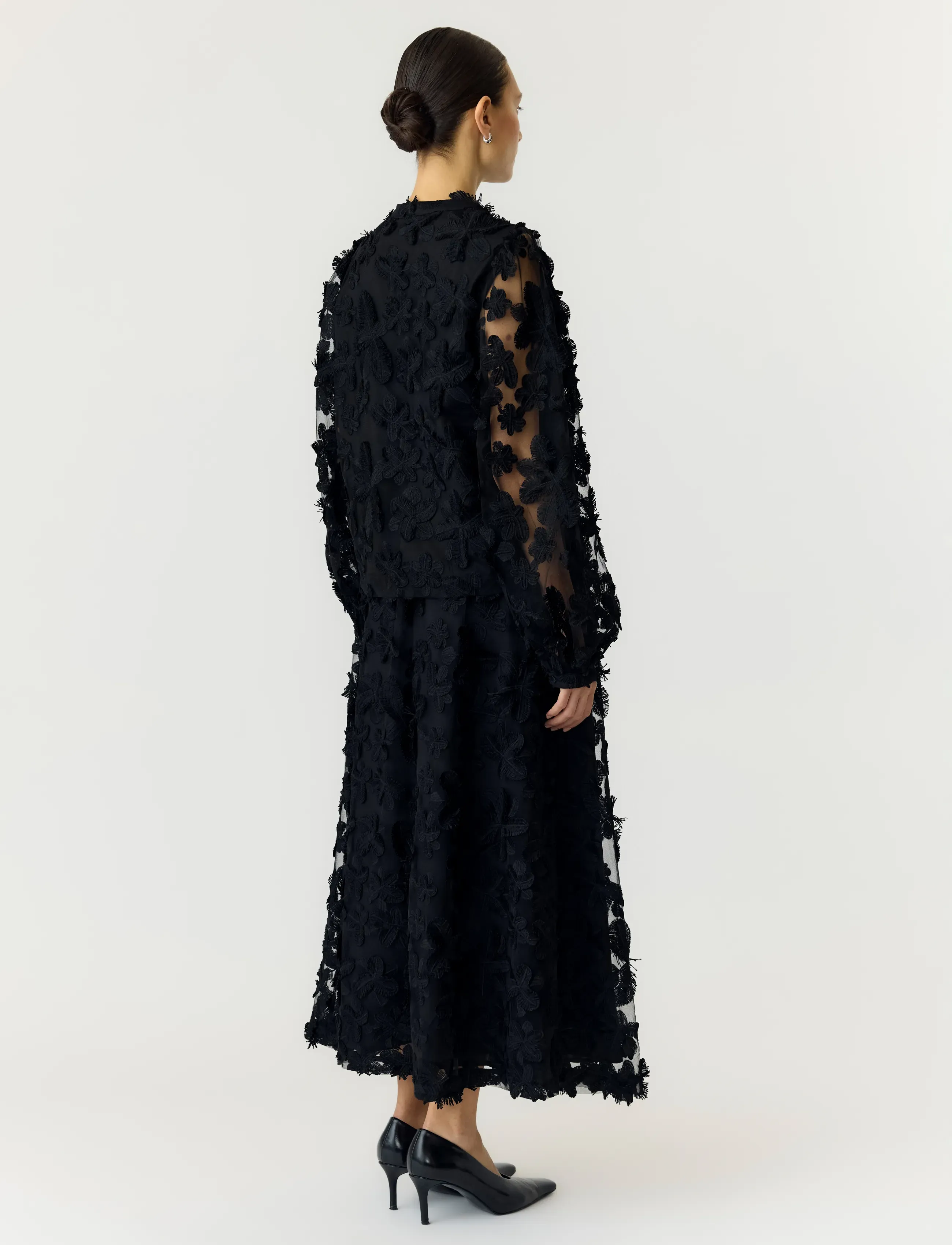 YAS - YASKARLY LS SHIRT NOOS - pikkade varrukatega pluusid - black - 3