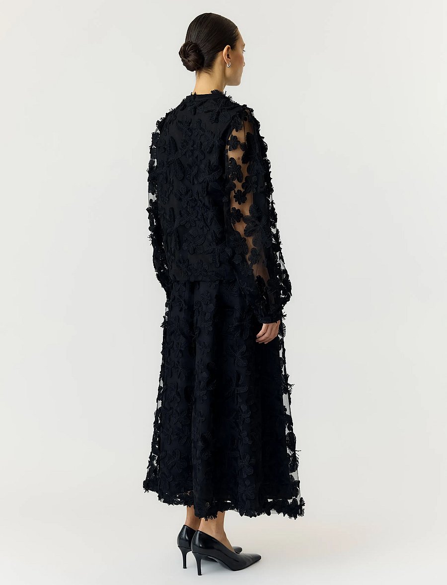 YAS - YASKARLY LS SHIRT NOOS - pikkade varrukatega pluusid - black - 3