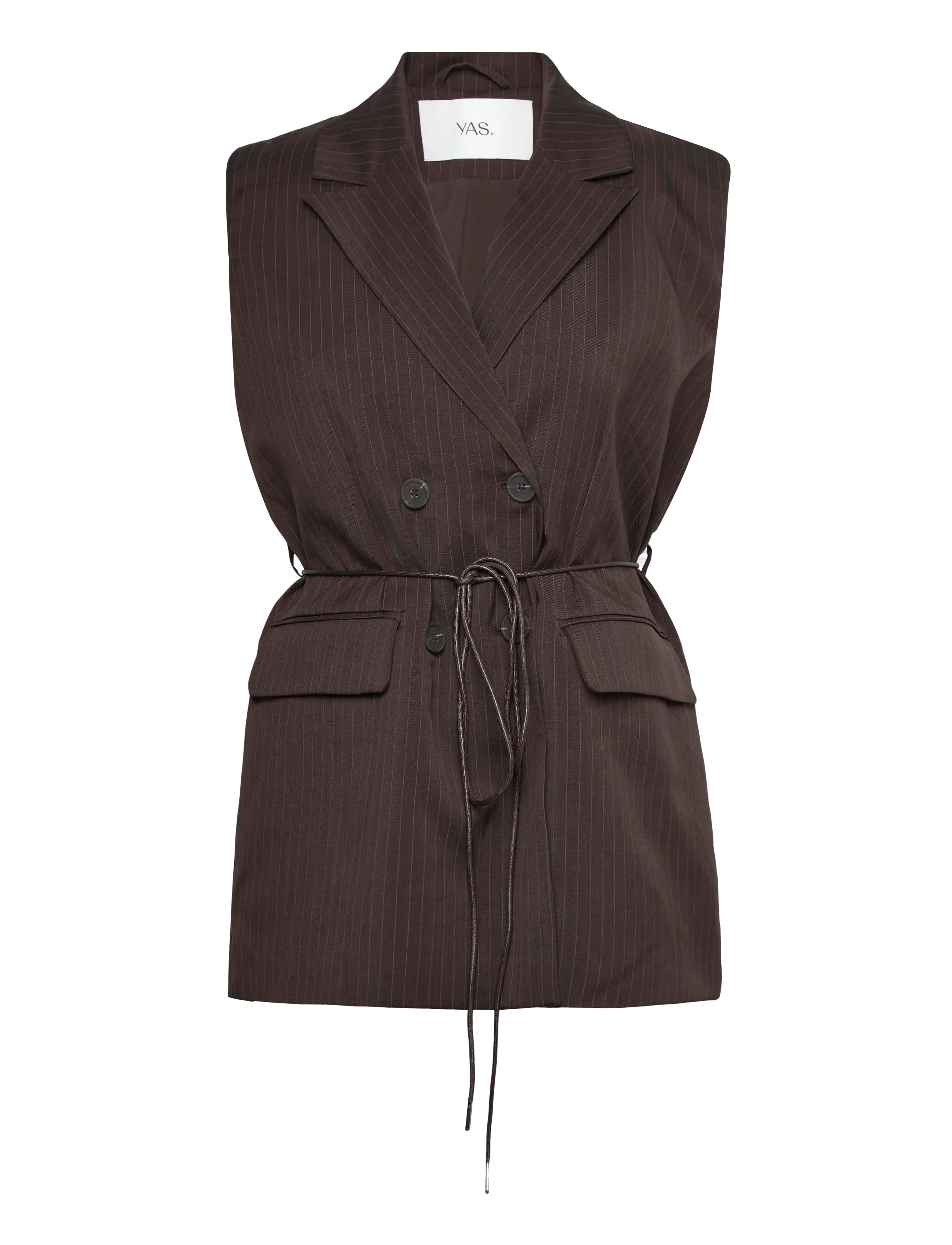 YAS Yasshimma Weste Braun - 34 - Damen