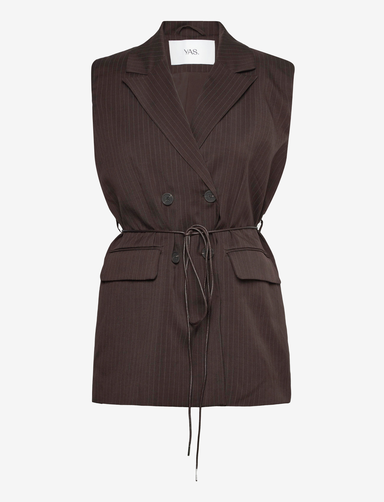 YAS - YASSHIMMA WAISTCOAT - westen - chocolate brown - 1