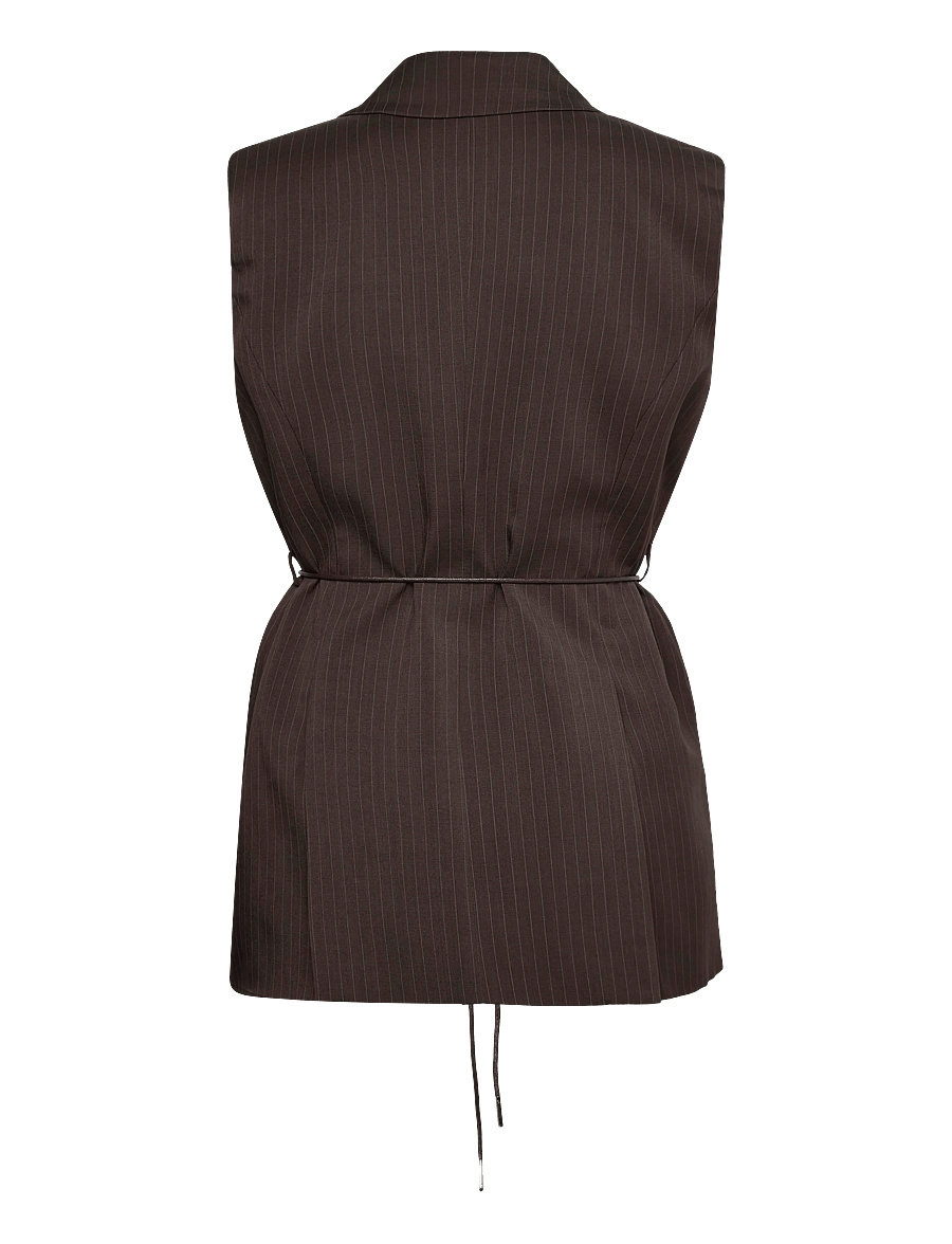 YAS - YASSHIMMA WAISTCOAT - kostymvästar - chocolate brown - 2