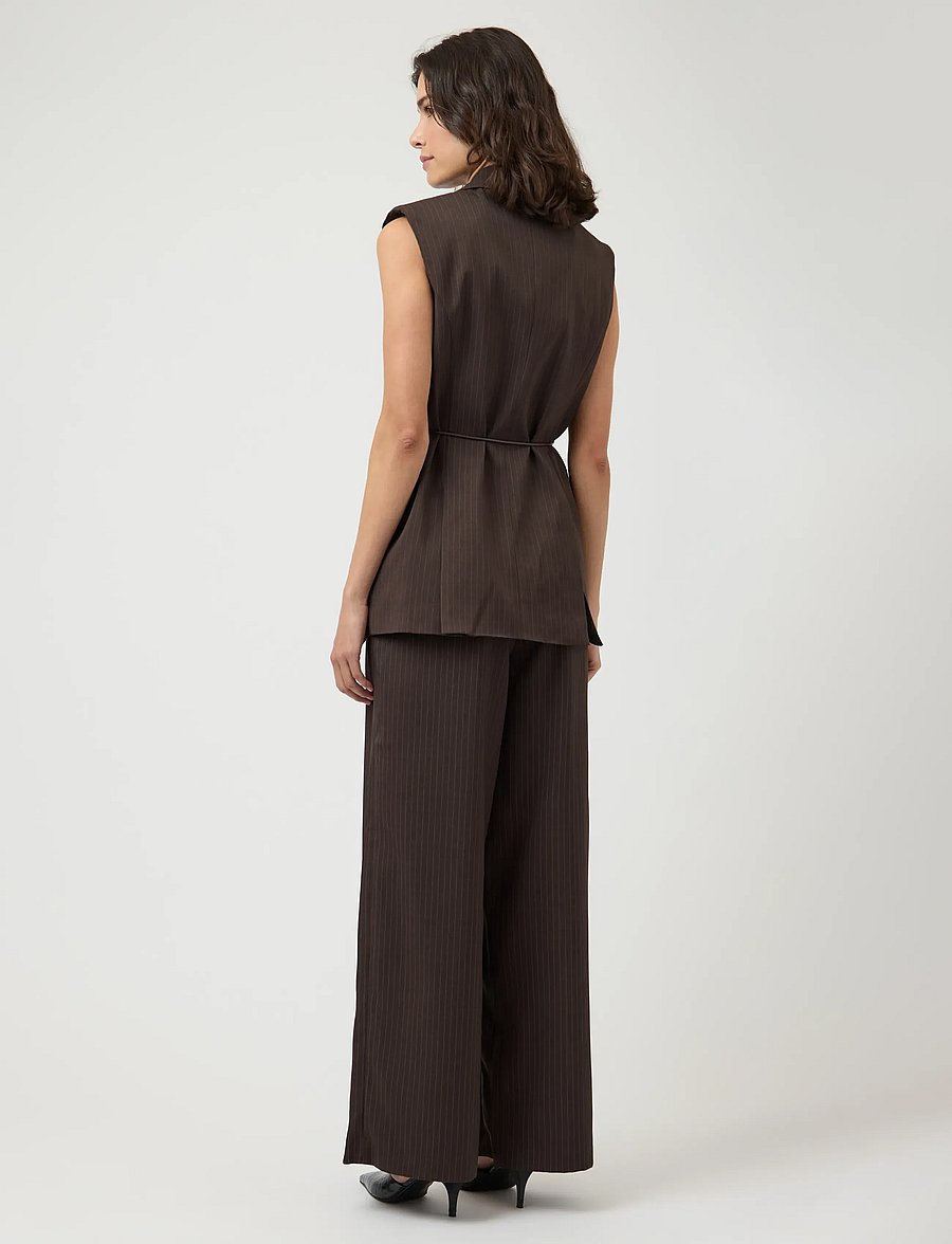 YAS - YASSHIMMA WAISTCOAT - kostymvästar - chocolate brown - 3