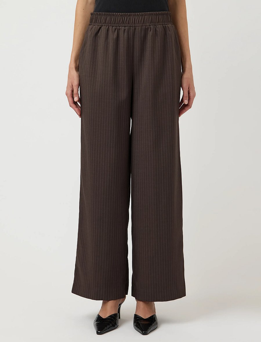 YAS - YASSHIMMA HMW PANT - hosen mit weitem bein - chocolate brown - 0