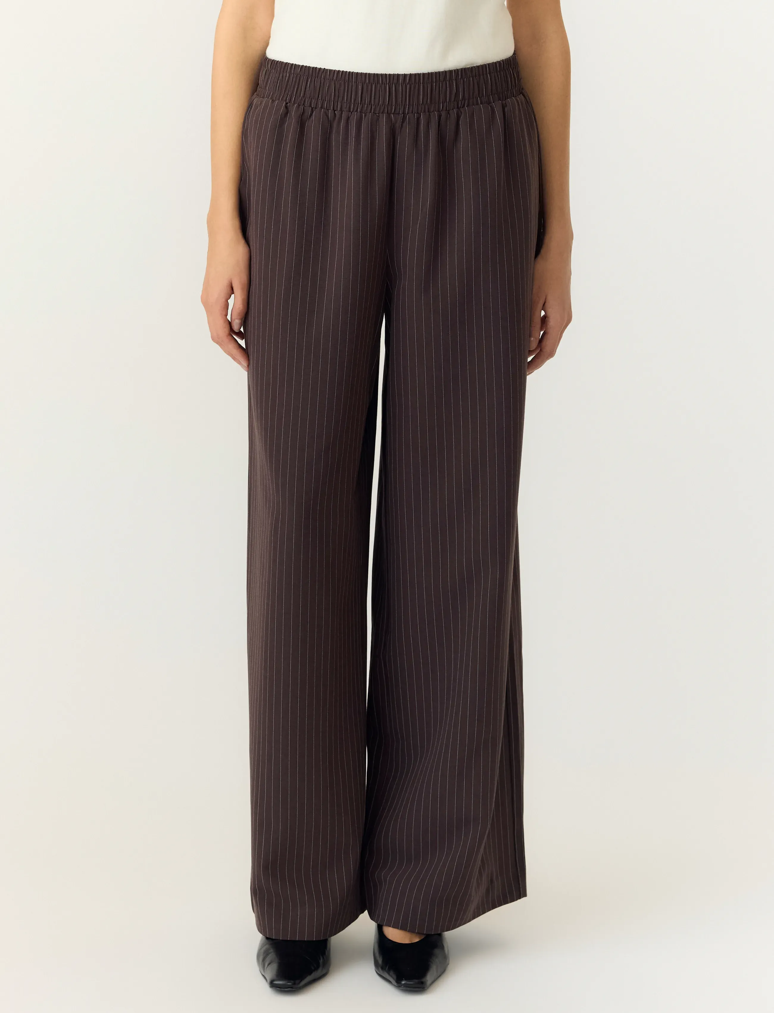 YAS YASSHIMMA HMW PANT NOOS - Hosen - CHOCOLATE BROWN / brown