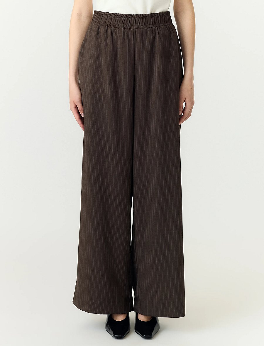 YAS - YASSHIMMA HMW PANT NOOS - laia säärega püksid - chocolate brown - 0