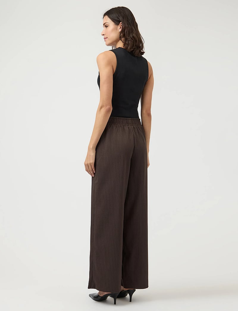 YAS - YASSHIMMA HMW PANT - bukser med brede ben - chocolate brown - 2
