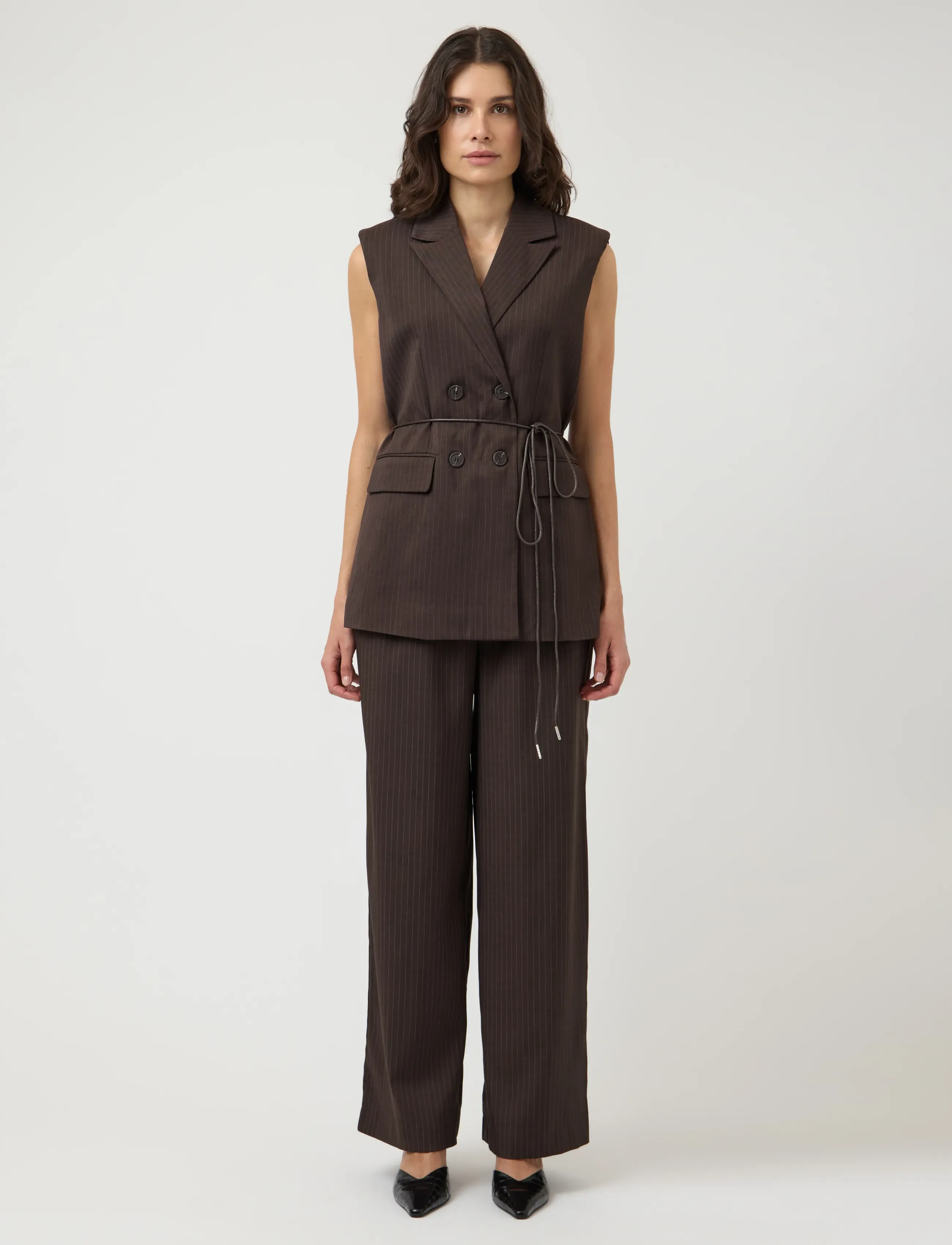 YAS - YASSHIMMA HMW PANT - peoriided outlet-hindadega - chocolate brown - 3
